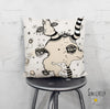 Artist Throw Pillow 'Stained 03a'