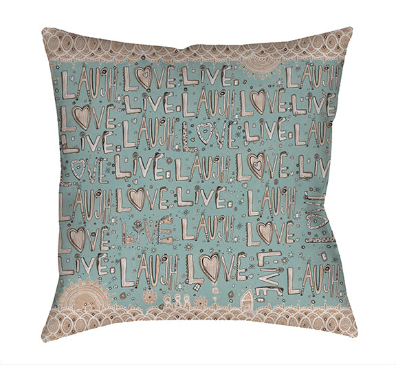 Live laugh love throw pillows hotsell