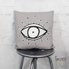 'EYE SEE YOU 01' REVERSIBLE Suede Pillow (2 PILLOWS IN ONE!)