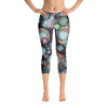 Abstract Capri leggings, Workout Pants 'Galaxy A'