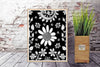 Art Printable Download 'BW Birds of a Flower 03'