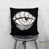 'EYE SEE YOU 02' REVERSIBLE Suede Pillow (2 PILLOWS IN ONE!)