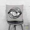 'EYE SEE YOU 03' REVERSIBLE Suede Pillow (2 PILLOWS IN ONE!)