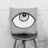 'EYE SEE YOU 04' REVERSIBLE Suede Pillow (2 PILLOWS IN ONE!)
