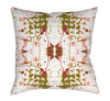 green white abstract pillow