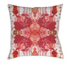pink white abstract throw pillows