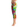 Abstract Capri leggings, Workout Pants 'Multi-Directional'