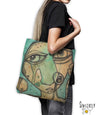 Tote Bag Mixed Media Art 'Wishful Thinking'