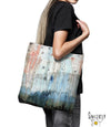 Tote bag 'Moody City' featured in Haute Handbags