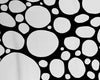 Area Rug 'BW Bubbles'